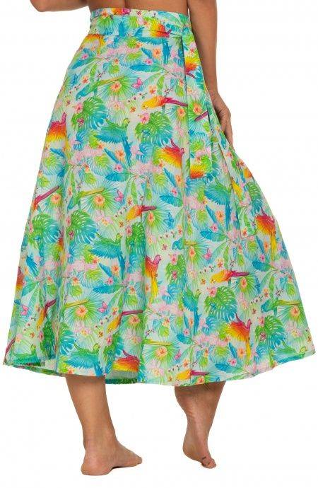 Pin Up Stars Gonna Pareo A Ruota Stampa Happy Tropical Promozione Limitata