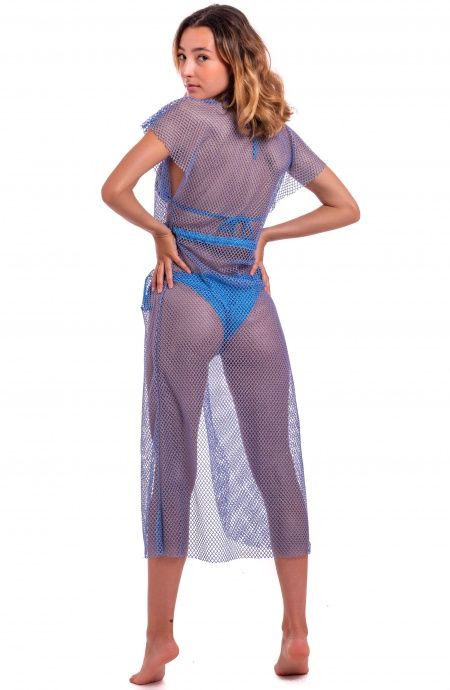 Pin Up Stars Abito Con Coulisse Rete Lurex Saldi Di Fabbrica