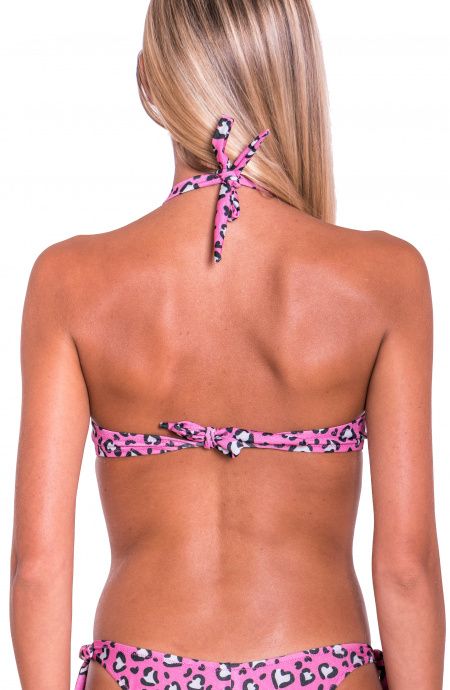Pin Up Stars Top Bikini Fascia Imbottita Cuore Matto Moda