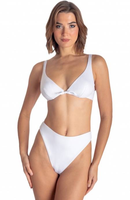 Pin Up Stars TOP BIKINI BALCONCINO CON FERRETTO TINTA UNITA Sottocosto