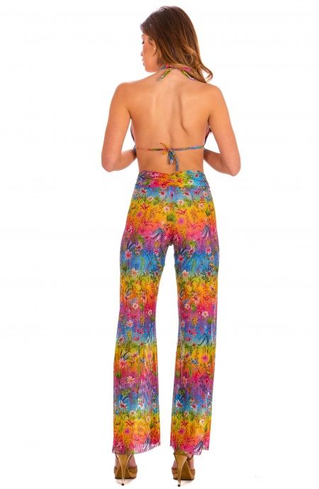 Pin Up Stars Pantalone Flower Rainbow Negozio