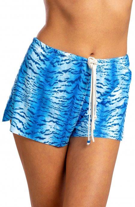 Pin Up Stars Short Simil Suade Stampa Tigre Negozi Online