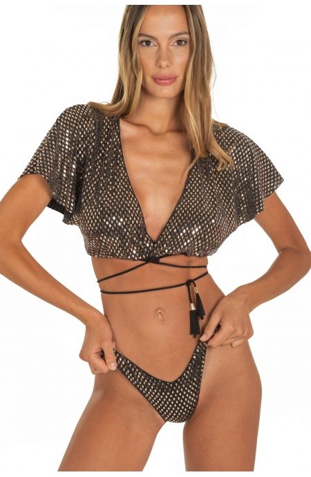 Pin Up Stars Top Specchietto Rombo Presa