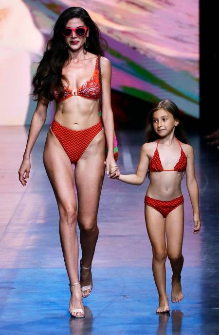Pin Up Stars BIKINI TRIANGOLO SCORREVOLE ROUGE STAMPA SPIGHETTA BABY Hotsell