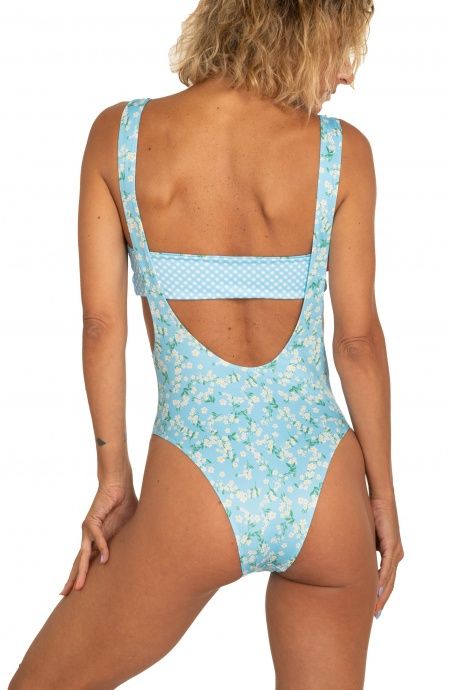 Pin Up Stars Costume Intero Con Fascia Stampa Provenzale Vendite Flash
