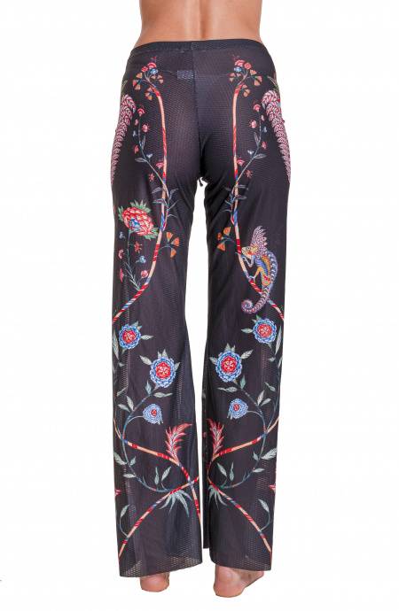 Pin Up Stars Pantalone Rete Stampa Camaleonte Offerte
