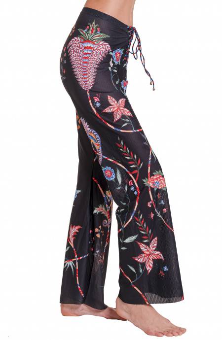 Pin Up Stars Pantalone Rete Stampa Camaleonte Offerte