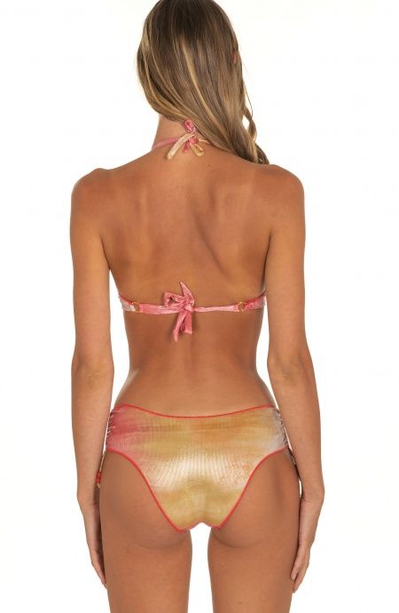 Pin Up Stars Bikini Balconcino Con Ferretto Slip Medio Maltinto Qualità