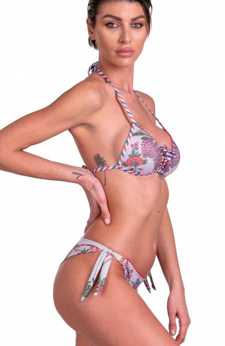 Pin Up Stars Bikini Triangolo Push-Up Slip Brasiliana Camaleonte Offerta migliore