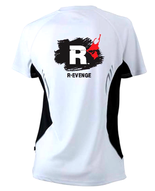 R Evenge T-Shirt Uomo Girocollo Bianco 2025