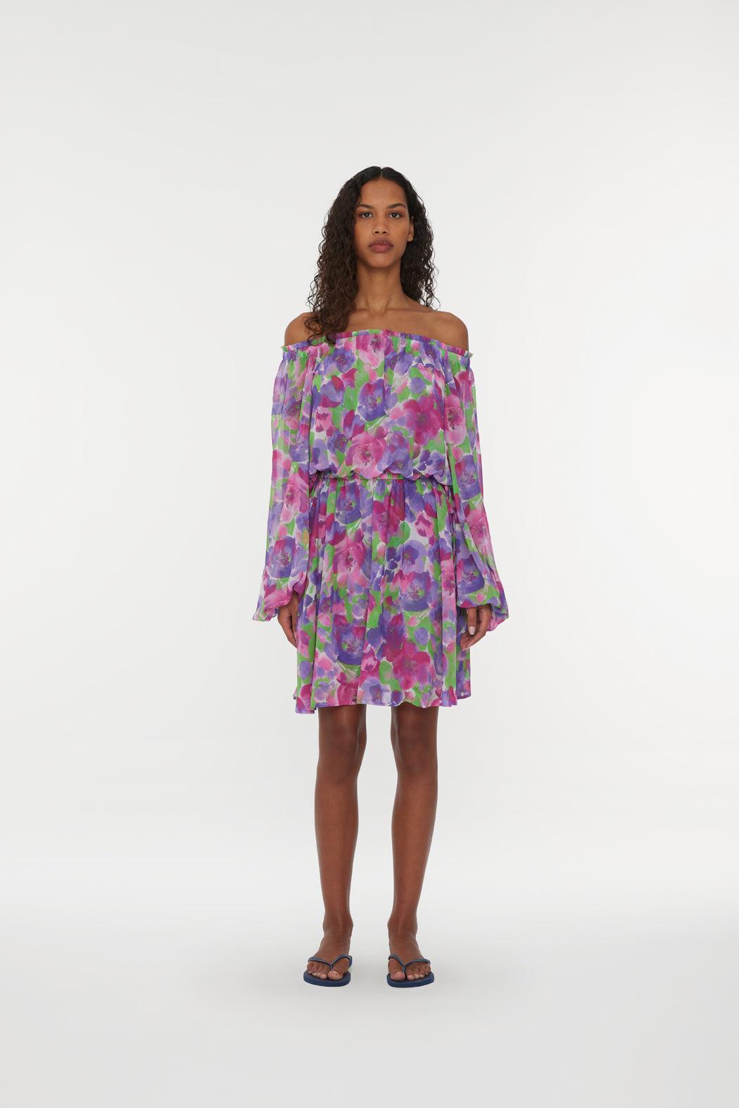 Reina Olga Light Flowy Mini Dress Qualità