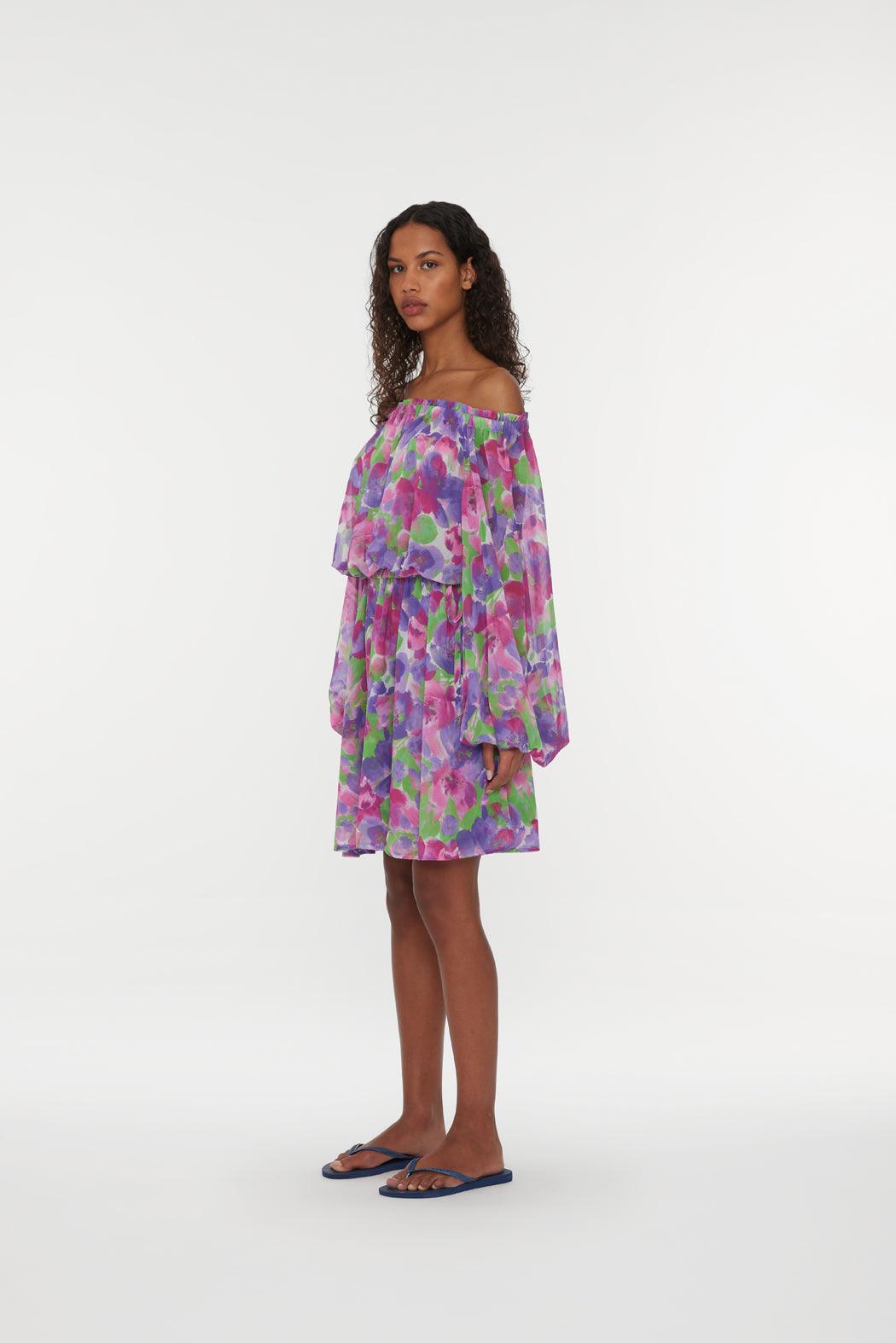 Reina Olga Light Flowy Mini Dress Qualità