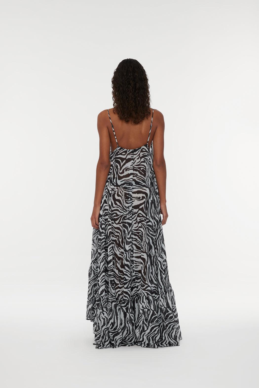 Reina Olga Light Flowy Maxi Dress Spedizione Gratuita