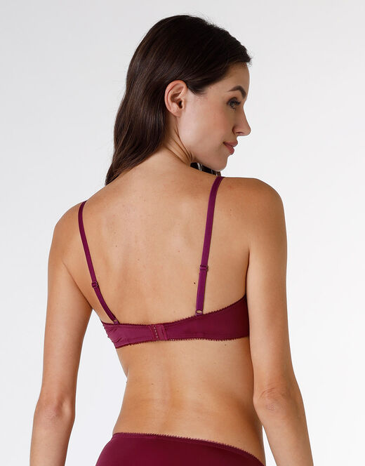 Lovable Reggiseno con ferretto Exquisite Lace in pizzo e microfibra, bordeaux Online