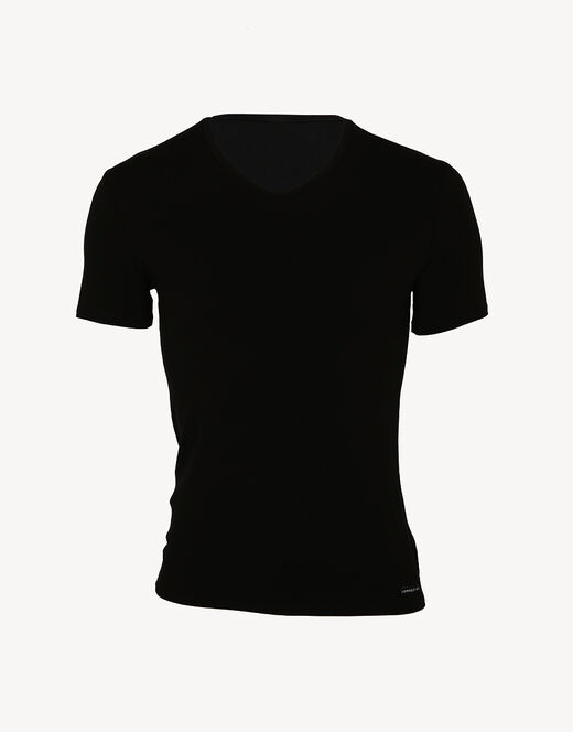 Lovable T-shirt uomo con scollo a v in micromodal, nera Vendita Calda