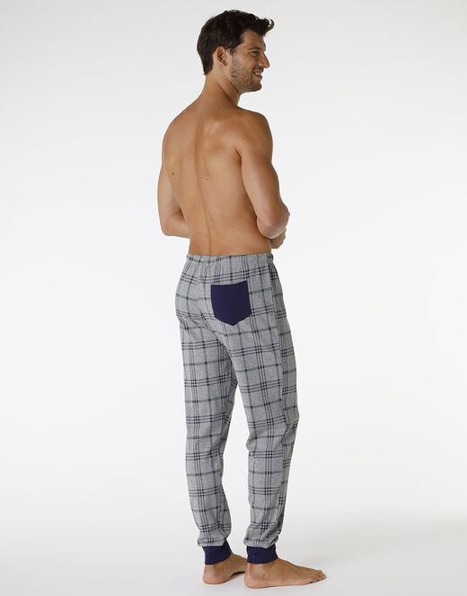 Lovable Pantalone in interlock di cotone, grigio melange stampato Pezzi Unici