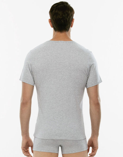 Lovable T-shirt girocollo 100% cotone Pure Cotton, grigio melange Novità
