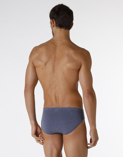 Lovable Slip Rephined Cotton Modal, blu melange Vendita Economica