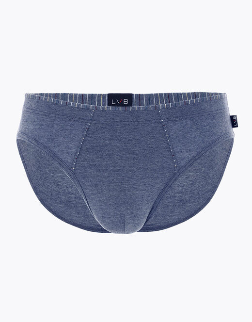 Lovable Slip Rephined Cotton Modal, blu melange Vendita Economica