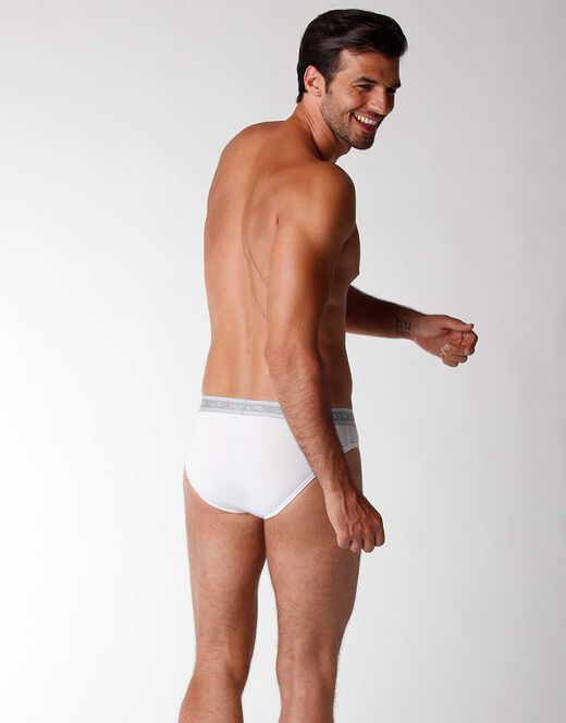 Lovable Bipack slip uomo 3D Evolution in jersey cotone e lycra, bianco Negozio