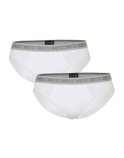 Lovable Bipack slip uomo 3D Evolution in jersey cotone e lycra, bianco Negozio