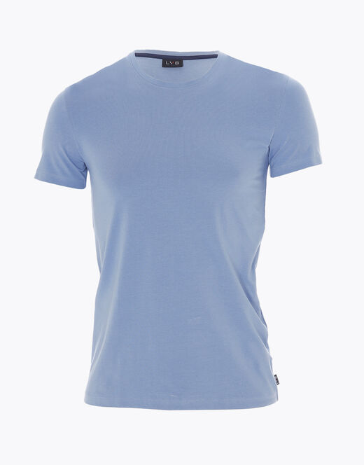 Lovable T-shirt uomo in Stretch Cotton - Azzurro Polvere Nuova