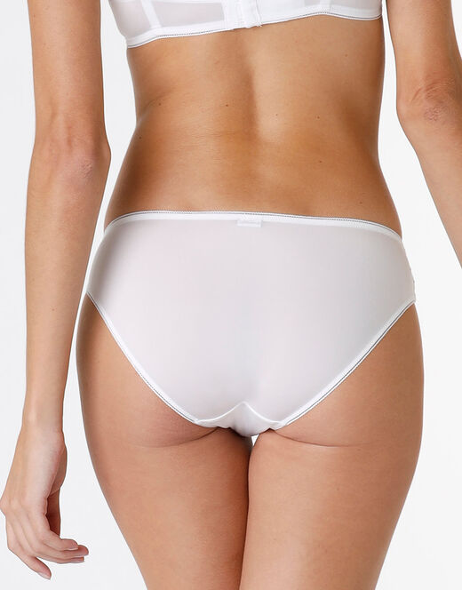 Lovable Slip Stylish Lace in microfibra e pizzo, bianco Offerta