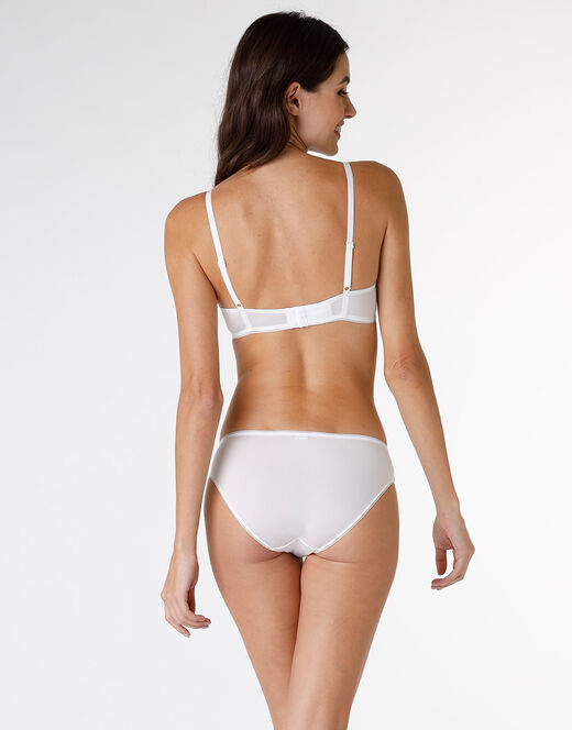 Lovable Slip Stylish Lace in microfibra e pizzo, bianco Offerta