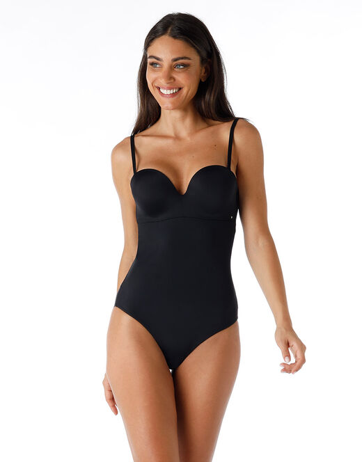 Lovable Body strapless in microfibra, nero Outlet