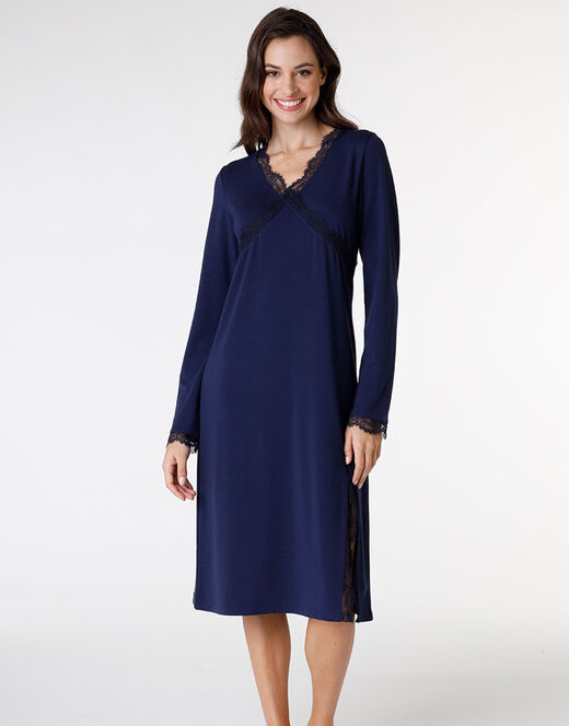 Lovable Camicia da notte in jersey, blu Negozio