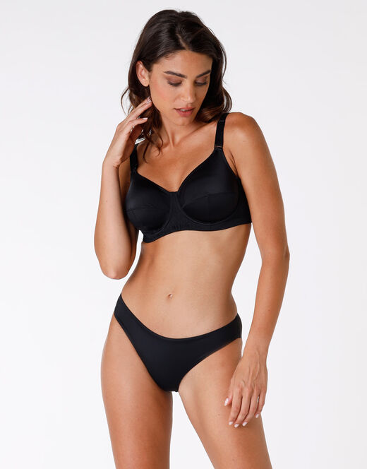 Lovable Reggiseno ferretto senza imbottitura Shaping in microfibra, nero Spedizione Gratuita