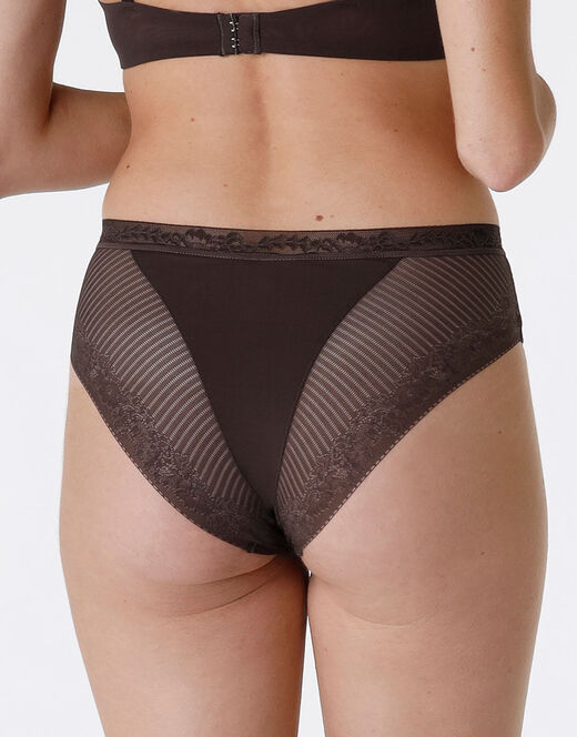 Lovable Slip midi Invisible Exclusive in microfibra, caffè Prezzo Ridotto
