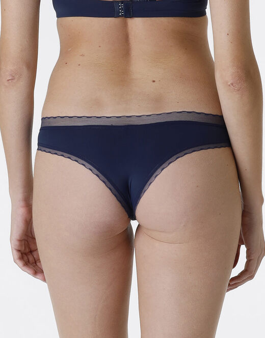 Lovable Brasiliano My Daily Comfort in microfibra, blu scuro Hotsell