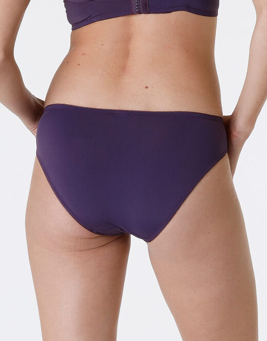 Lovable Slip Pretty Lace in pizzo e microfibra, tornado scuro Negozio