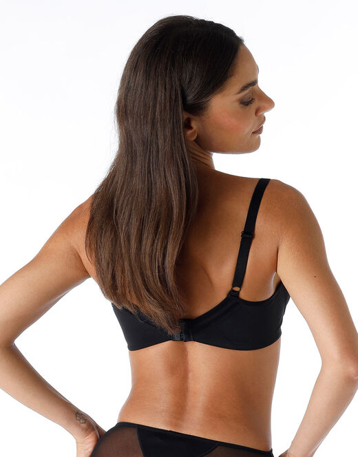 Lovable Reggiseno senza ferretto Modern Shaping in microfibra, nero Nuovo