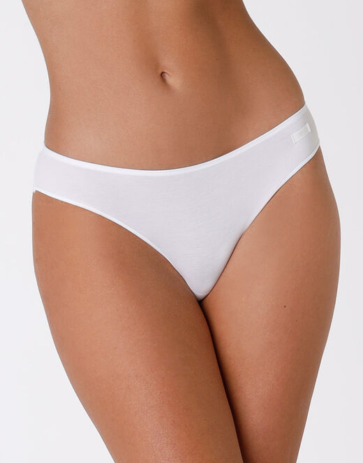 Lovable Slip Invisible Cotton bianco in cotone. Massima invisibilità Pezzi Unici