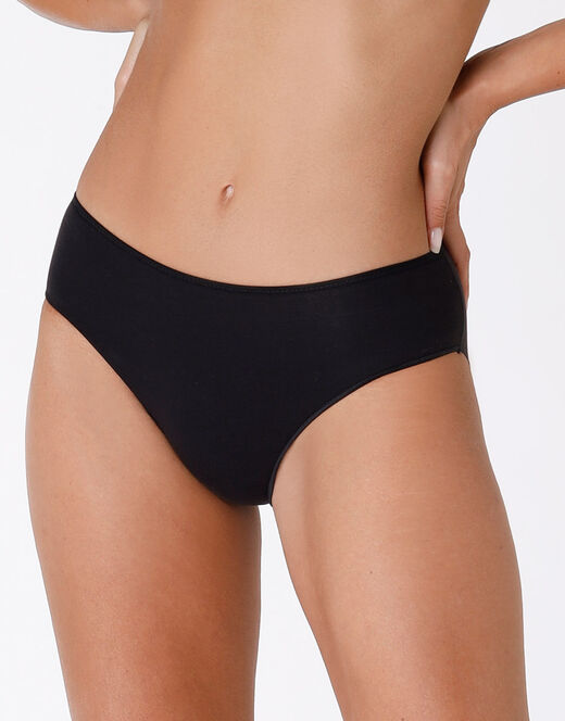 Lovable Slip midi Invisible Cotton nero in cotone. Massima invisibilità Affare Del Giorno