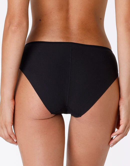 Lovable Slip midi Invisible Cotton nero in cotone. Massima invisibilità Affare Del Giorno
