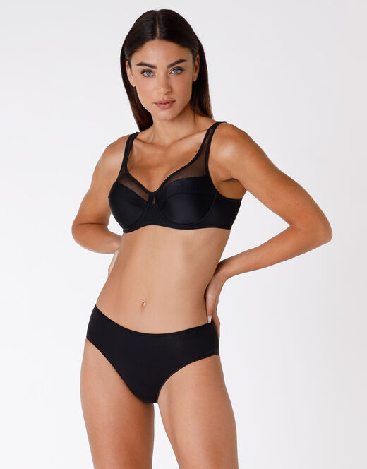 Lovable Slip midi Invisible Cotton nero in cotone. Massima invisibilità Affare Del Giorno