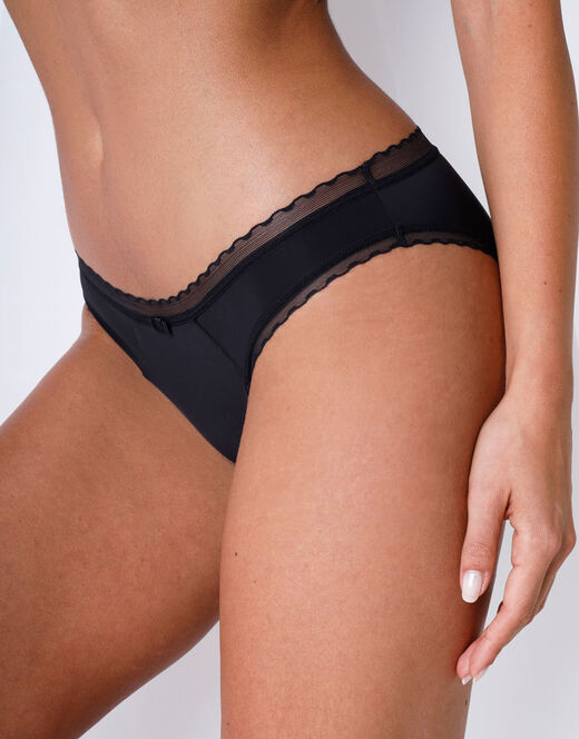 Lovable Slip My Daily Comfort nero in microfibra Moda