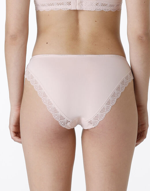 Lovable Slip Smooth Fancy in microfibra, pizzo e cotone, neutro Hotsell