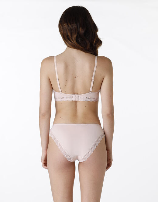 Lovable Slip Smooth Fancy in microfibra, pizzo e cotone, neutro Hotsell
