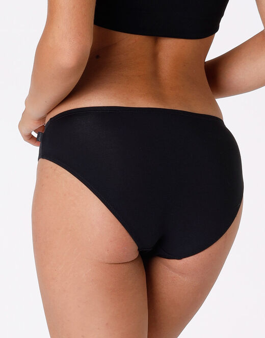 Lovable Slip Lovely vita bassa nero in cotone modal vellutato Nuovo