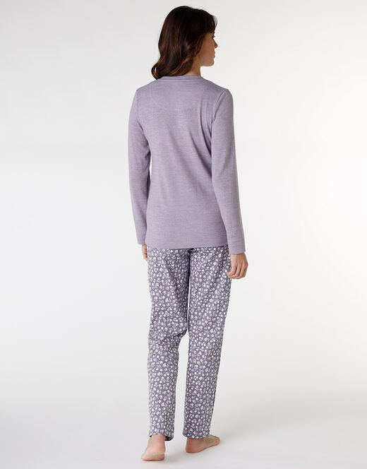 Lovable Pigiama in interlock di cotone, tornado con stampa a fiori Promozione Limitata