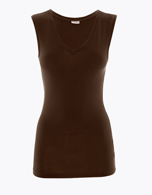 Lovable Top smanicato effetto thermal Basic Soul, caffè Novità