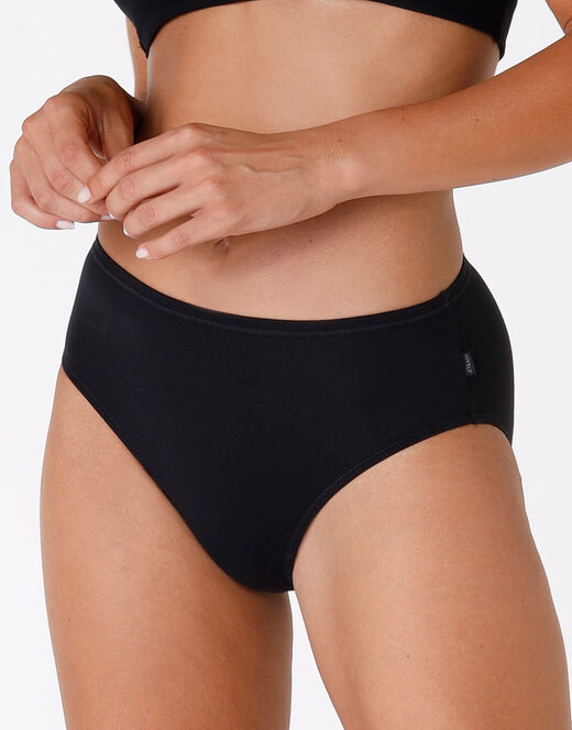 Lovable Slip midi Lovely nero in cotone modal vellutato Negozio