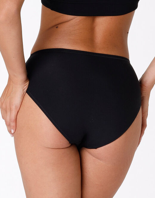 Lovable Slip midi Lovely nero in cotone modal vellutato Negozio