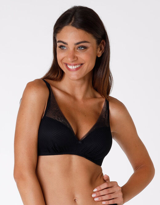 Lovable Reggiseno senza ferretto leggermente imbottito Sensual Touch Exclusive, nero Offerta