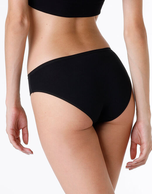 Lovable Slip mini lovely in cotone modal, nero Nuova