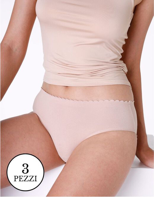 Lovable Multipack Slip invisible softness, X3 nude Prezzo di fabbrica